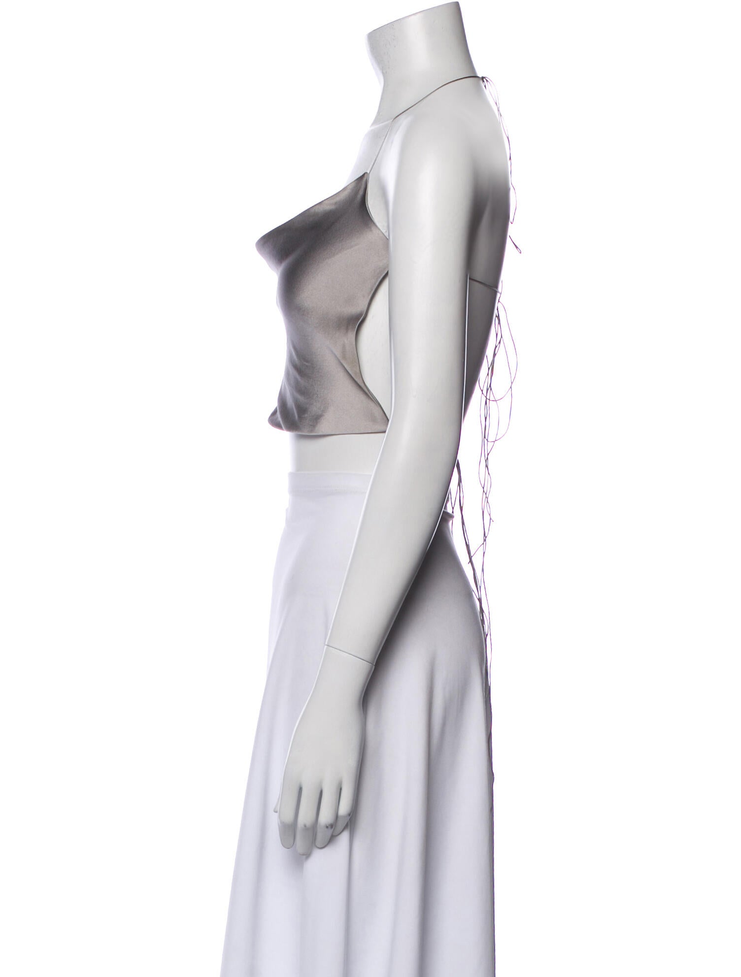 SUBSURFACE Halterneck Sleeveless Crop Top