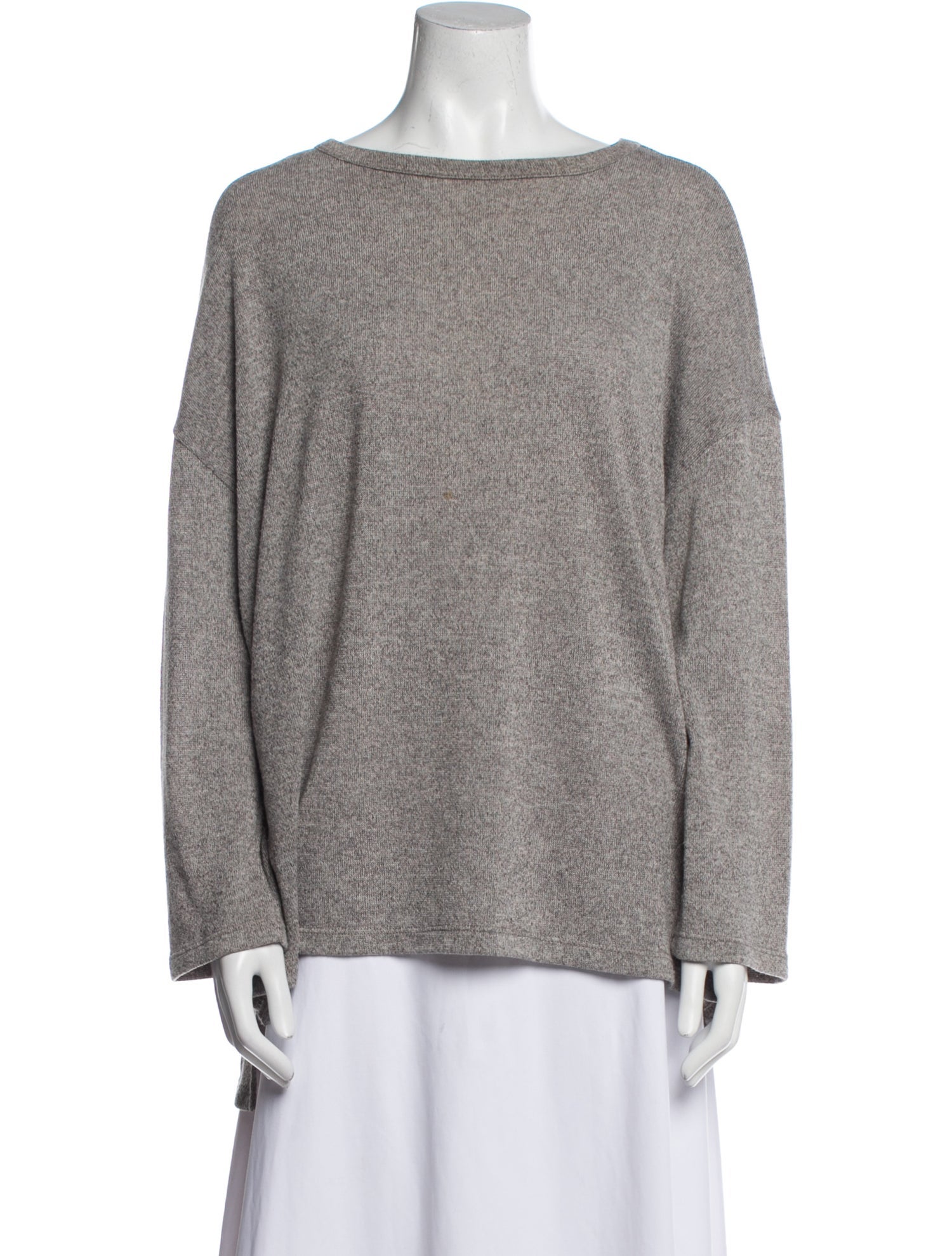 SUN WOO Bateau Neckline Sweater
