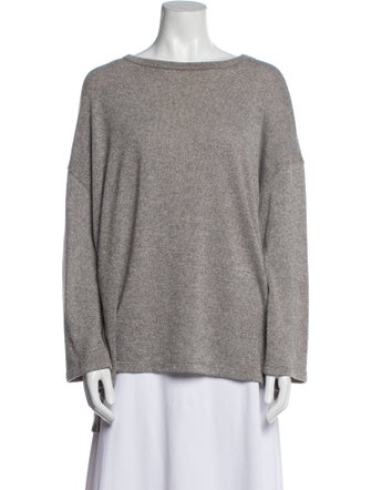 SUN WOO Bateau Neckline Sweater