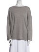 SUN WOO Bateau Neckline Sweater