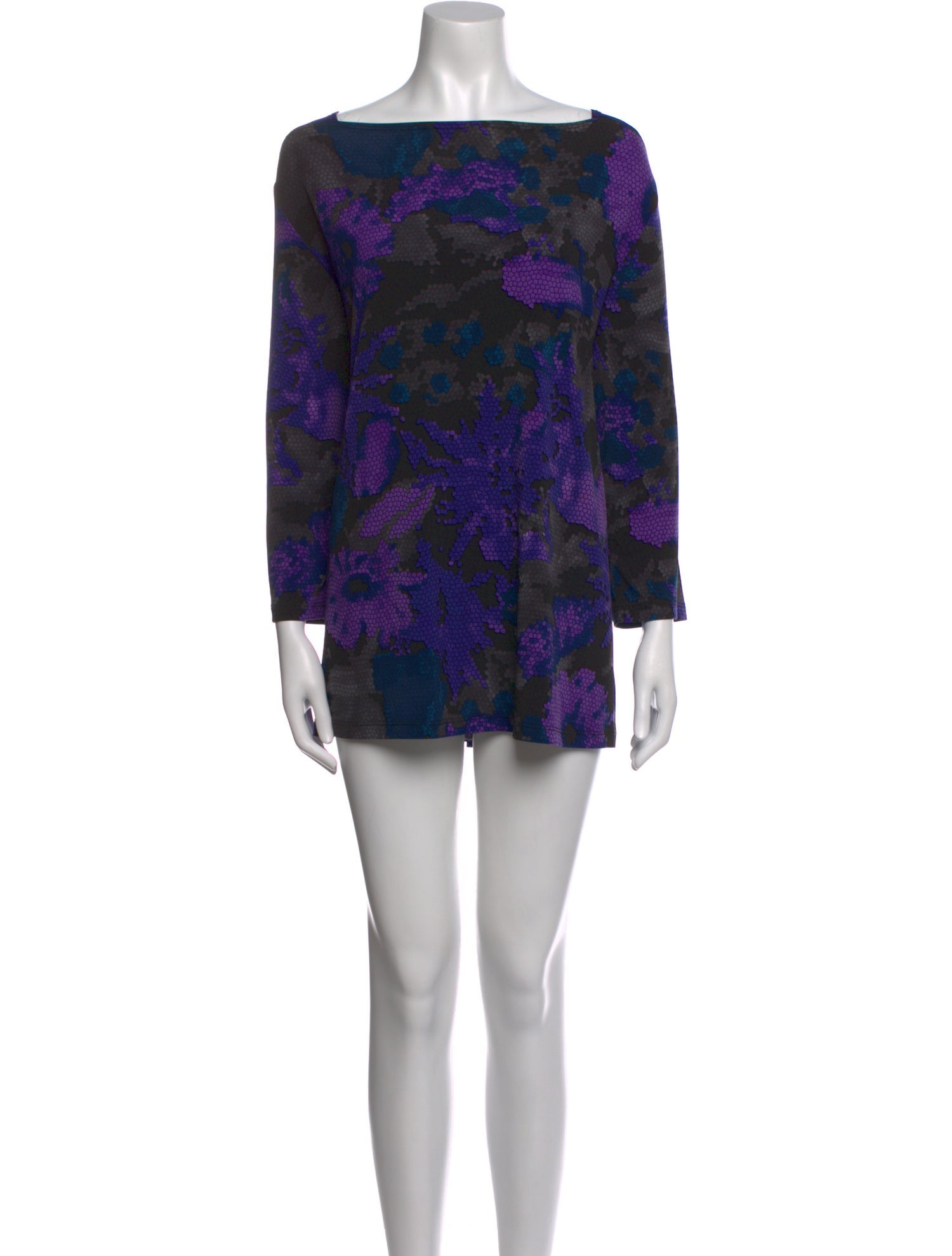 SUN WOO Printed Mini Dress