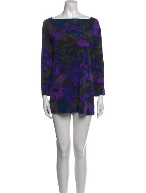 SUN WOO Printed Mini Dress