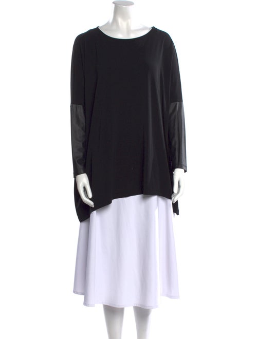 SUN WOO Scoop Neck Long Sleeve Tunic