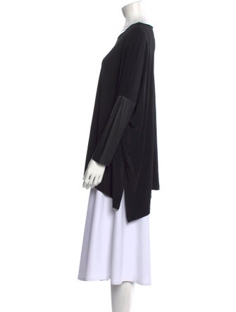 SUN WOO Scoop Neck Long Sleeve Tunic