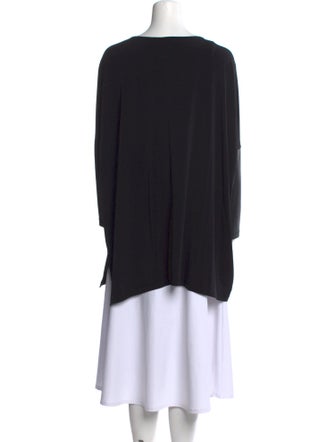 SUN WOO Scoop Neck Long Sleeve Tunic