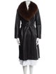 Susanna Chow Leather Fur Coat