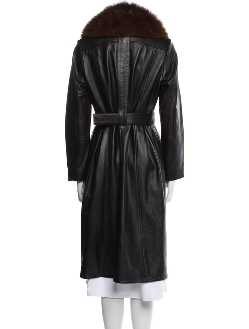 Susanna Chow Leather Fur Coat