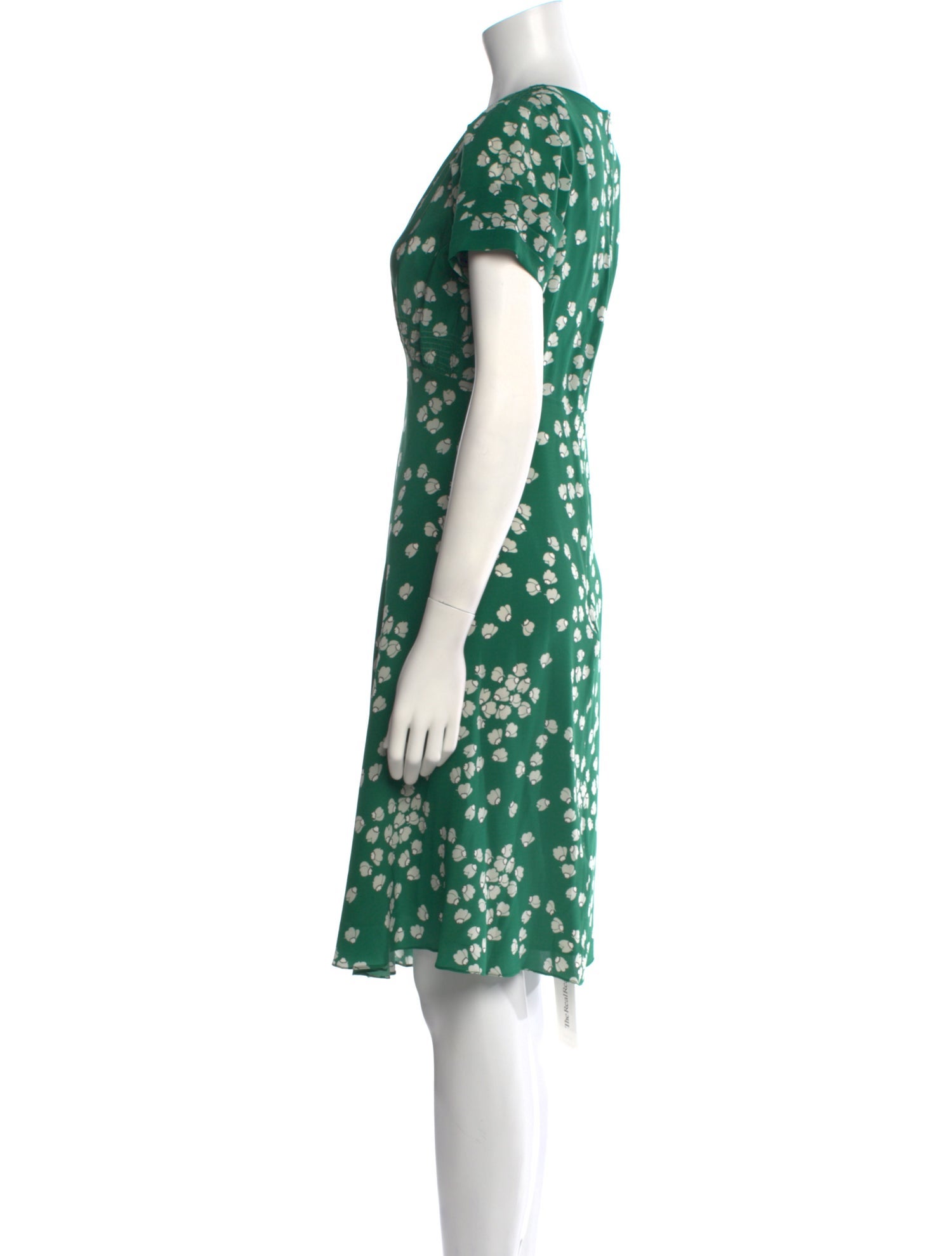Suzannah Silk Knee-Length Dress