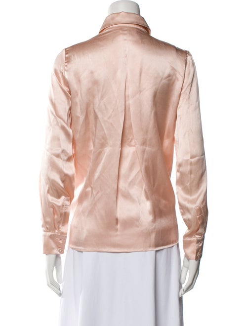 Suzannah Silk Long Sleeve Button-Up Top