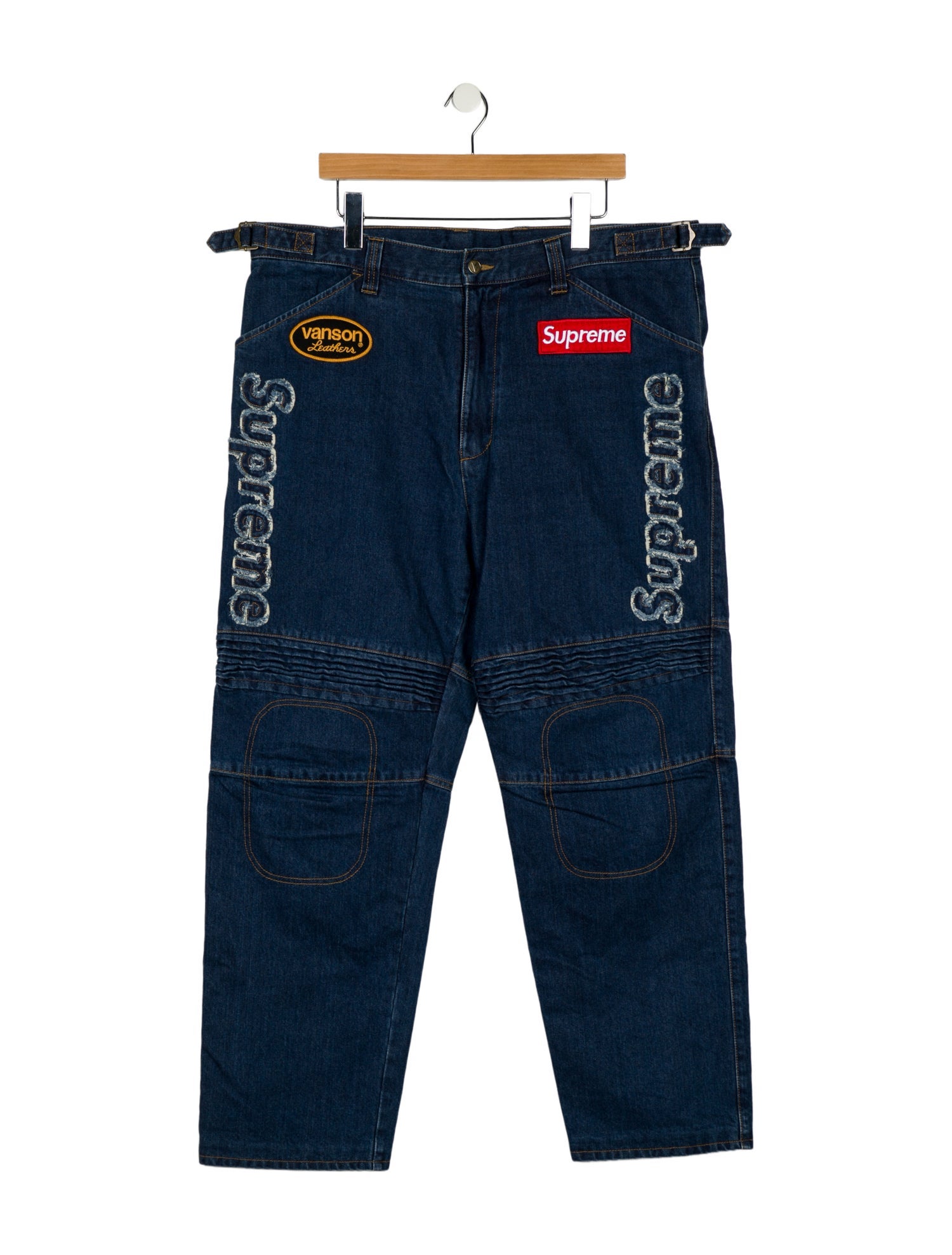 Supreme x Vanson Leathers 2022 Straight-Leg Jeans