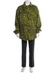 CMMN SWDN Wool Polka Dot Print Parka