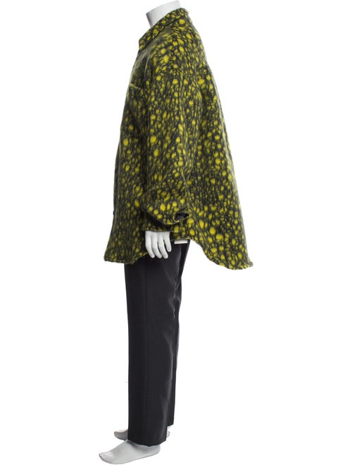 CMMN SWDN Wool Polka Dot Print Parka