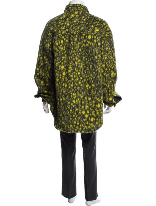 CMMN SWDN Wool Polka Dot Print Parka