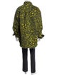 CMMN SWDN Wool Polka Dot Print Parka