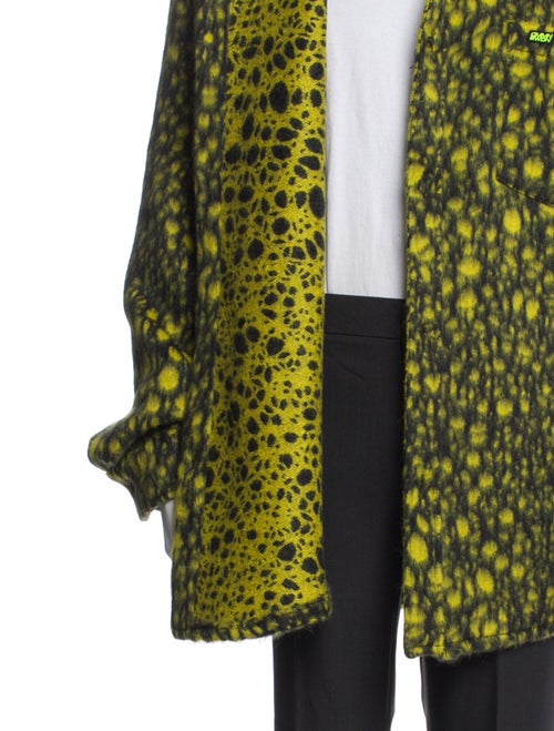 CMMN SWDN Wool Polka Dot Print Parka