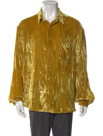 CMMN SWDN Virgin Wool Long Sleeve Shirt