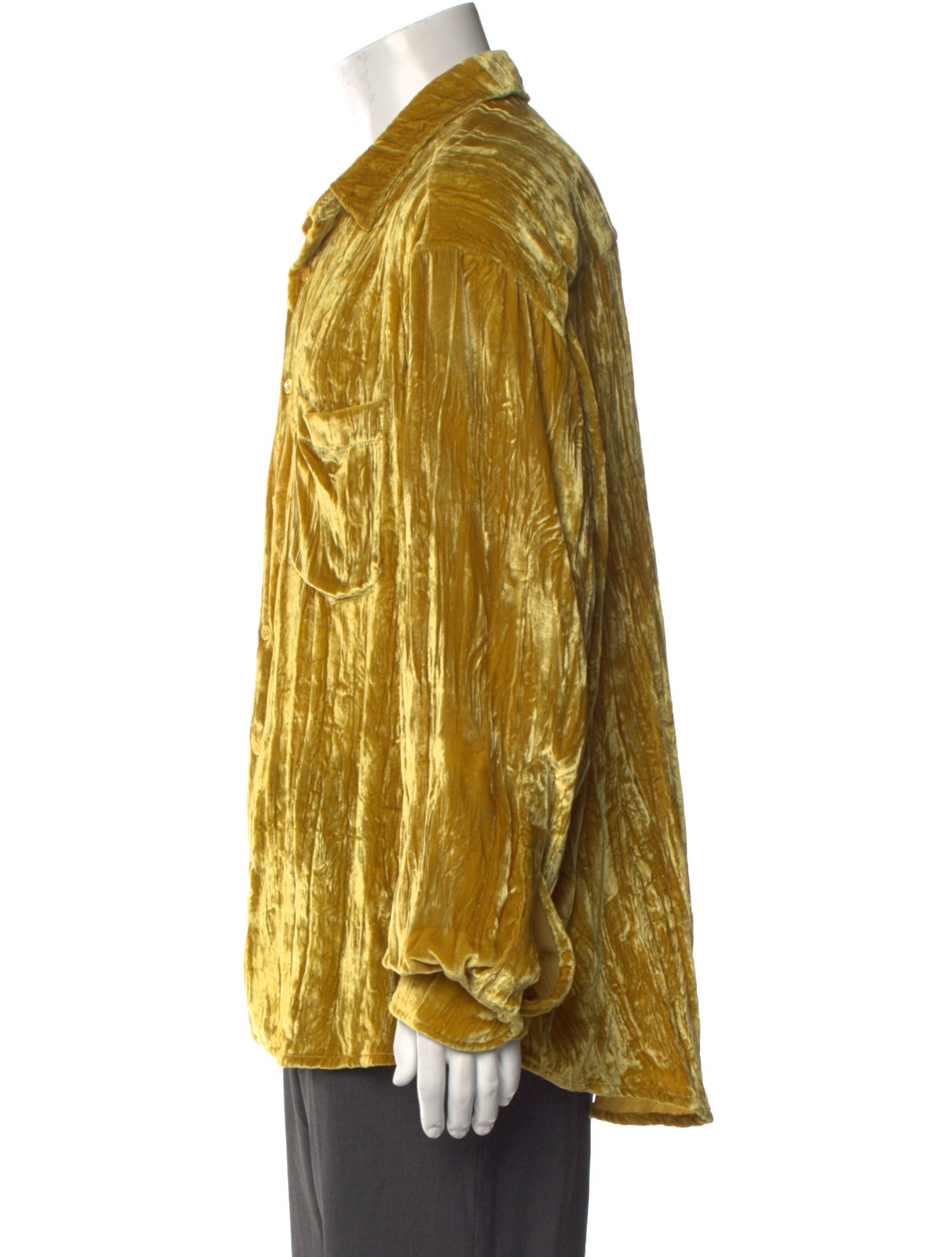 CMMN SWDN Virgin Wool Long Sleeve Shirt