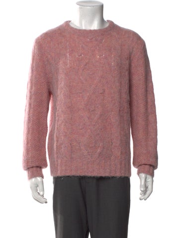 Click to view more detailed imagery on our partner's website Pre-owned Cmmn Swdn Patterned Crew Neck Pullover In Pink