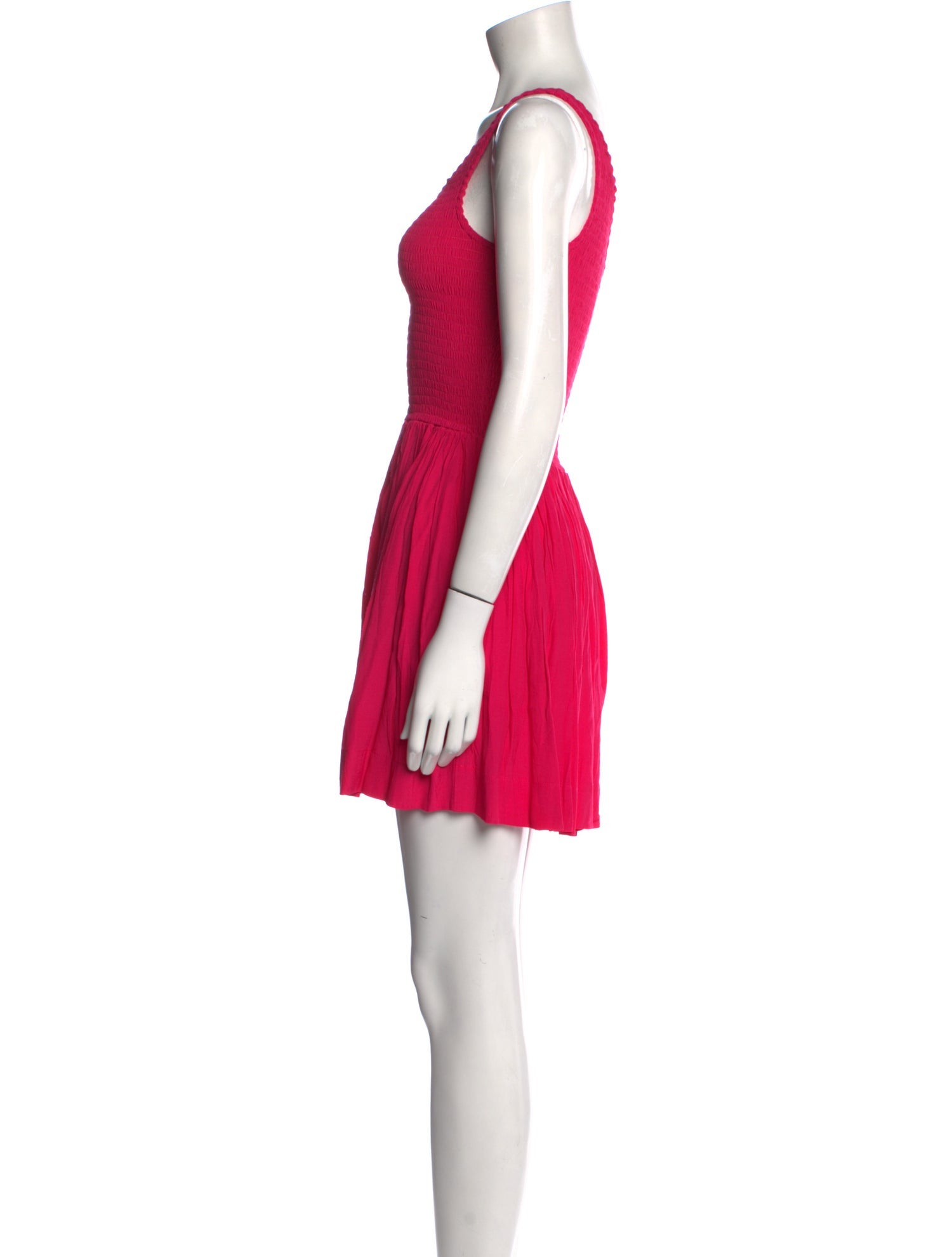 Jonathan Simkhai Square Neckline Mini Dress w/ Tags Pink Dresses