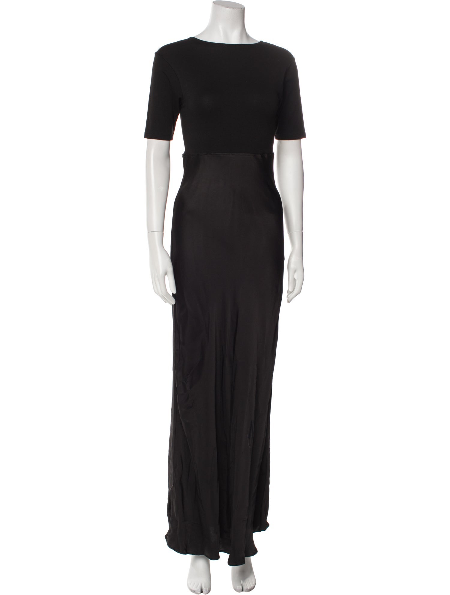 S/W/F Silk Long Dress