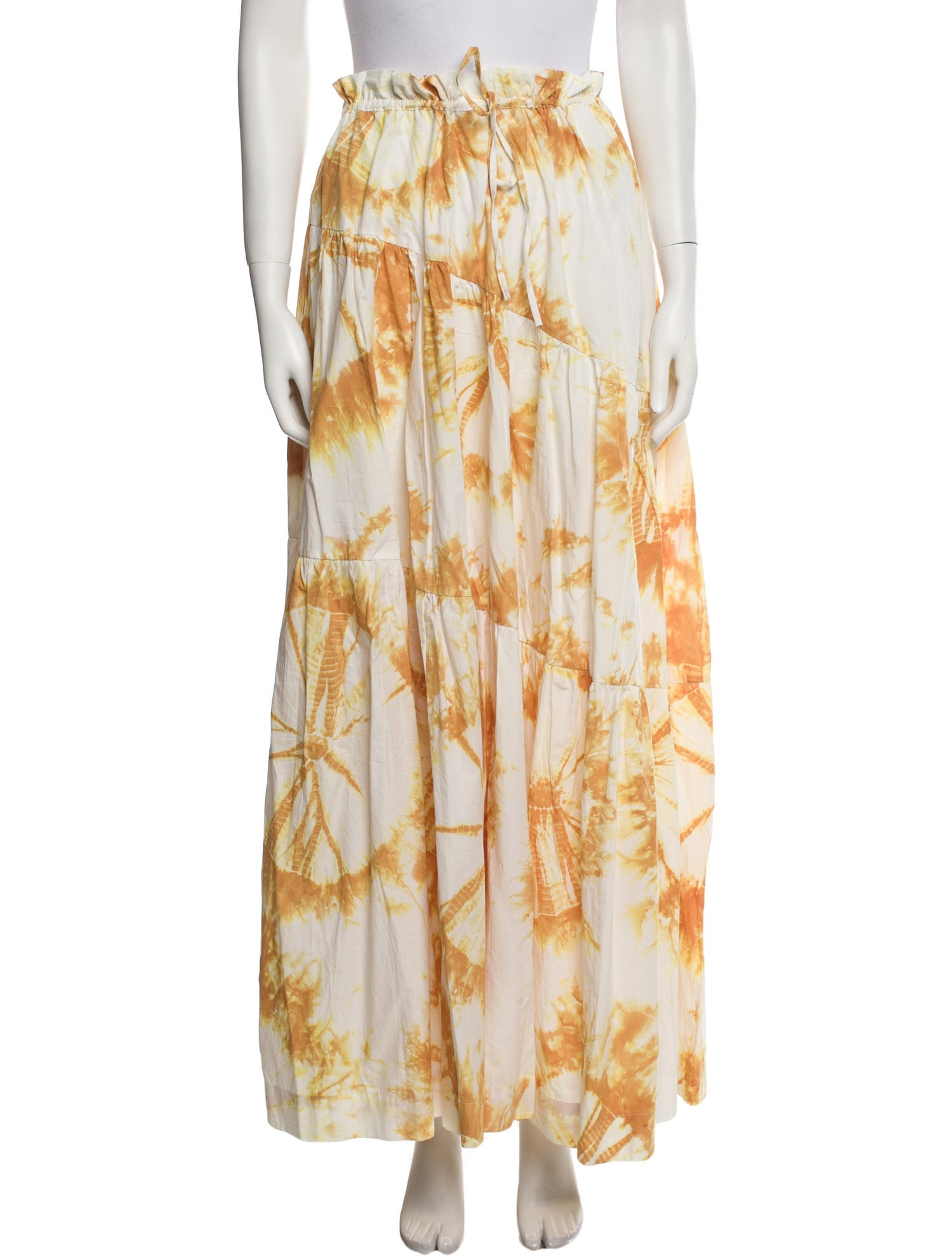 S/W/F Floral Print Long Skirt