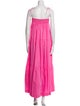 S/W/F Square Neckline Long Dress