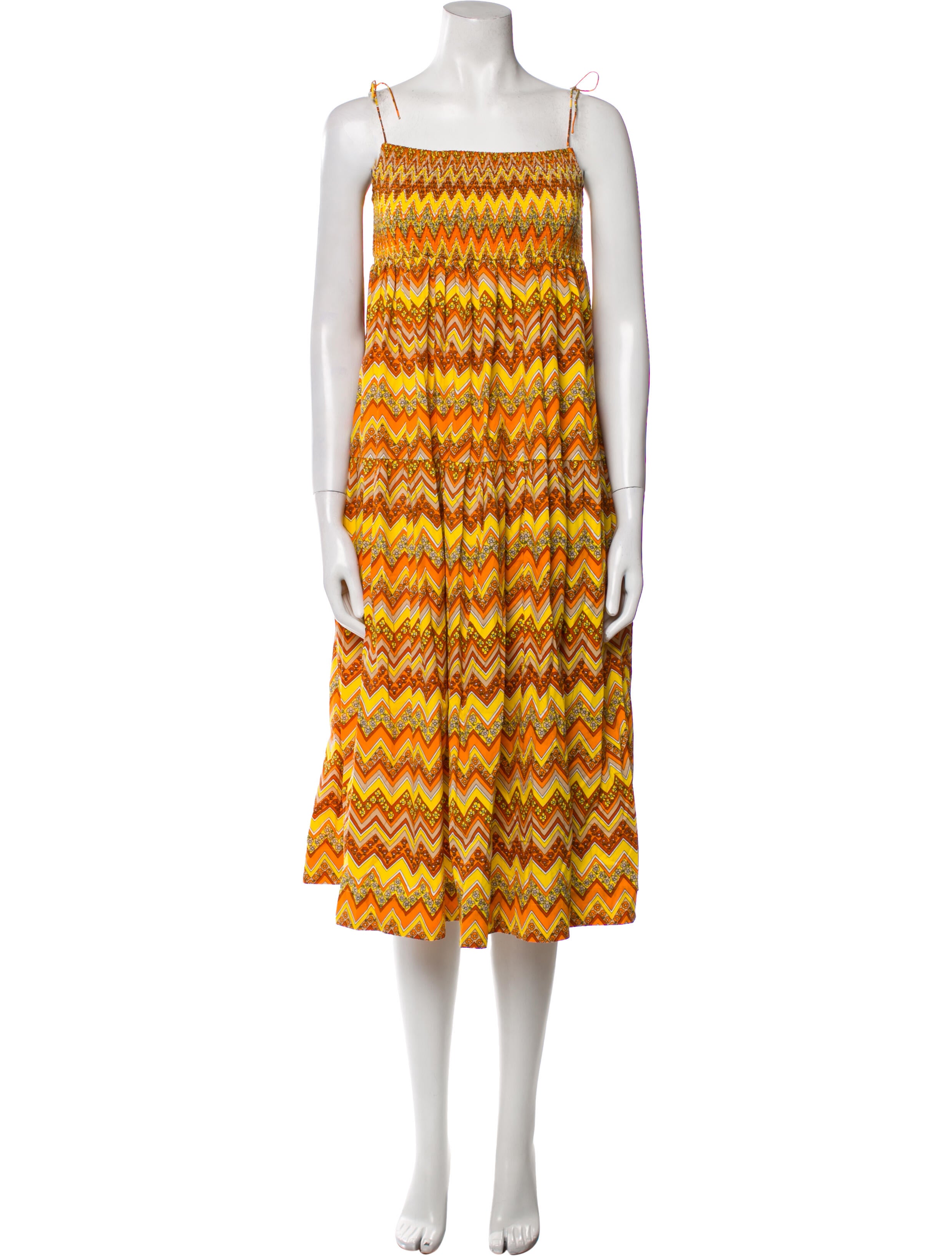 S/W/F Printed Midi Length Dress w/ Tags