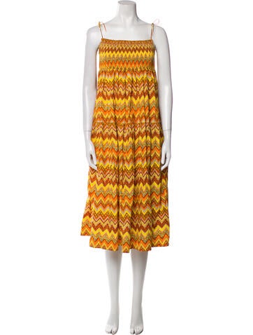 S/W/F Dresses Printed Midi Length Dress S