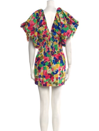 S/W/F Floral Print Mini Dress