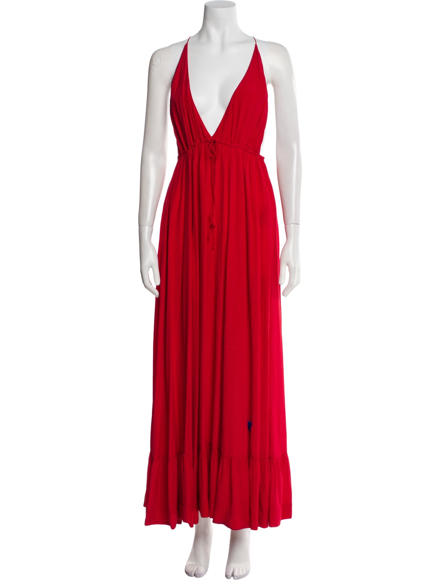 S/W/F V-Neck Long Dress