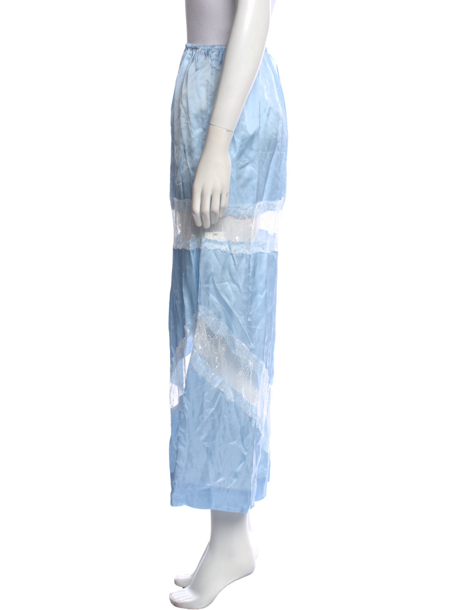 S/W/F Pleated Accents Midi Length Skirt w/ Tags