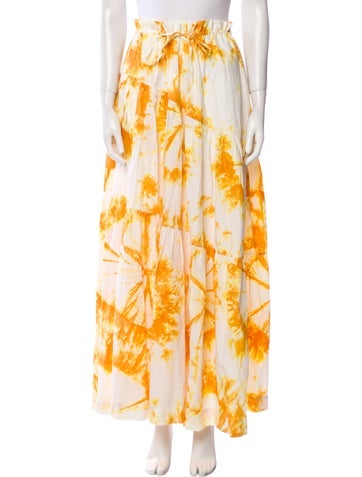 S/W/F Skirts Floral Print Long Skirt M