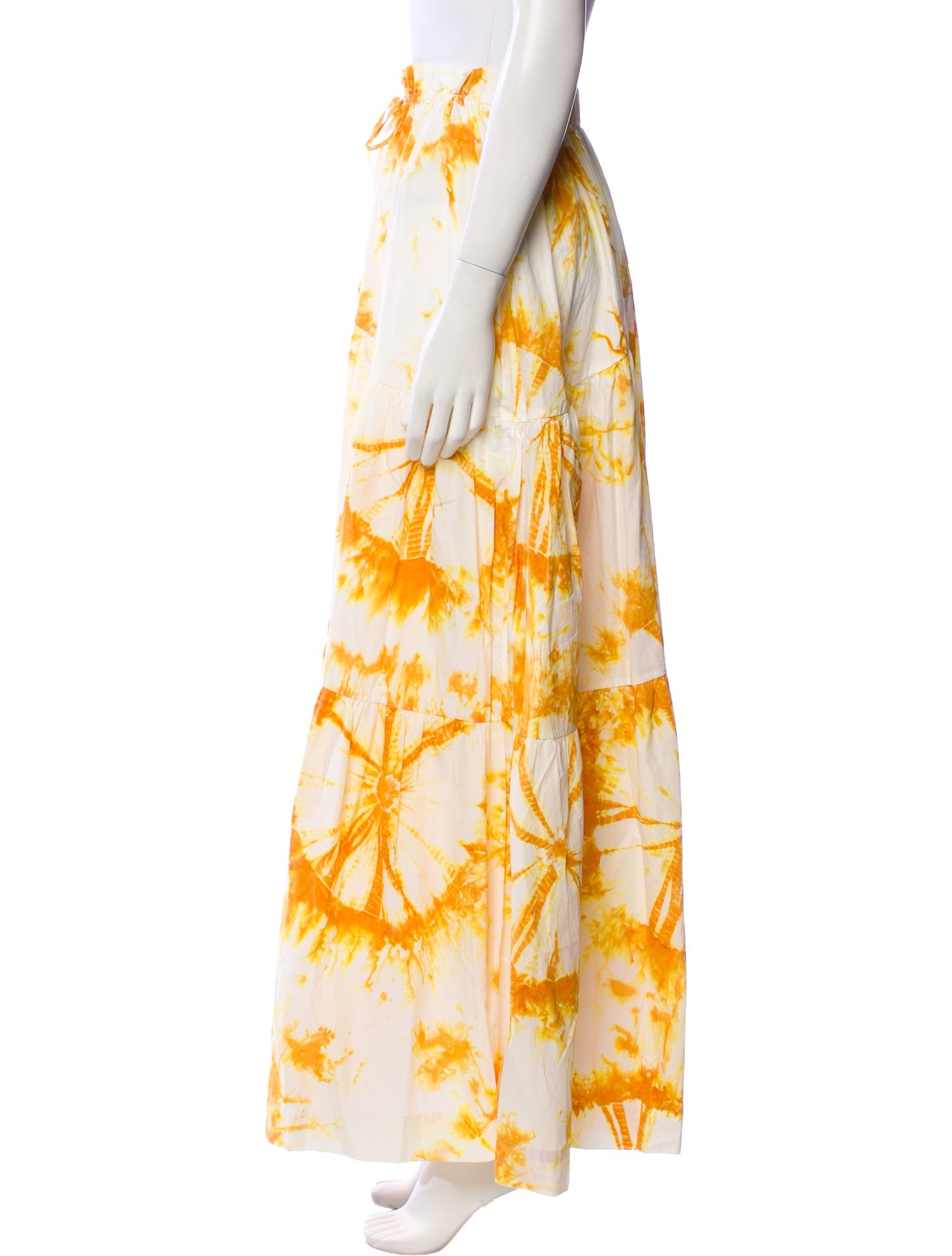 S/W/F Floral Print Long Skirt