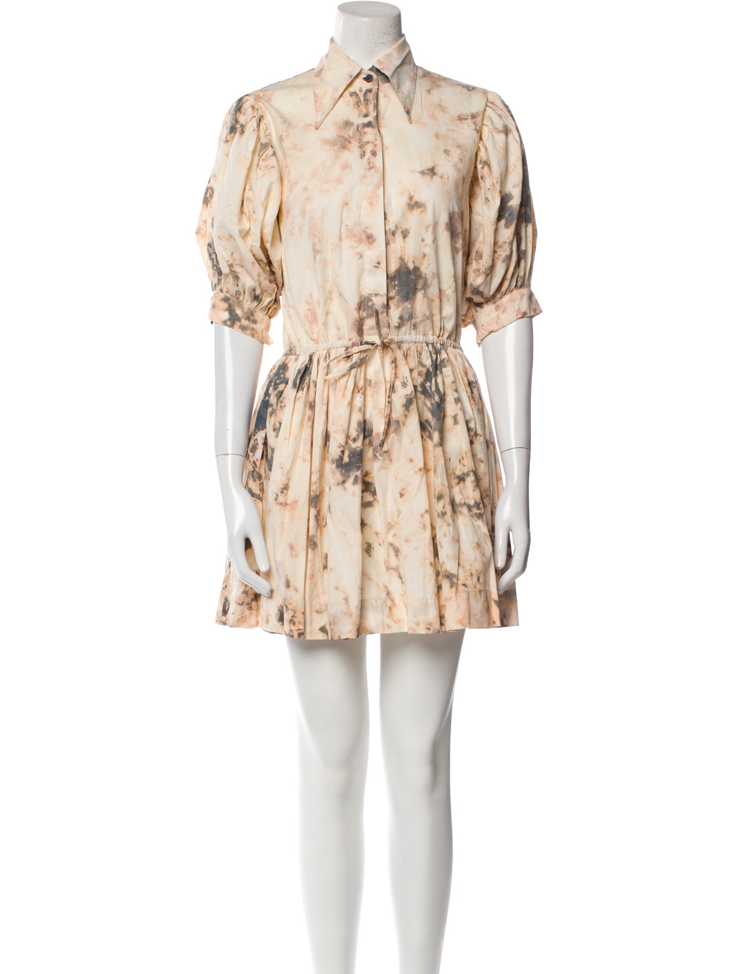 S/W/F Tie-Dye Print Mini Dress