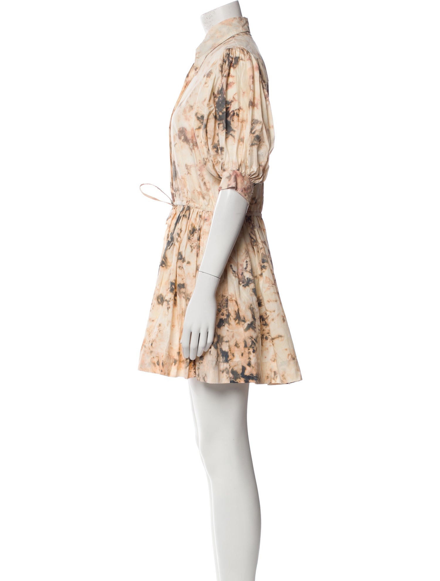 S/W/F Tie-Dye Print Mini Dress