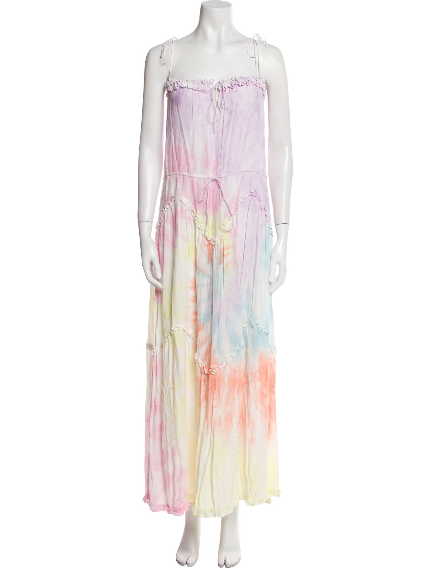 S/W/F Printed Midi Length Dress