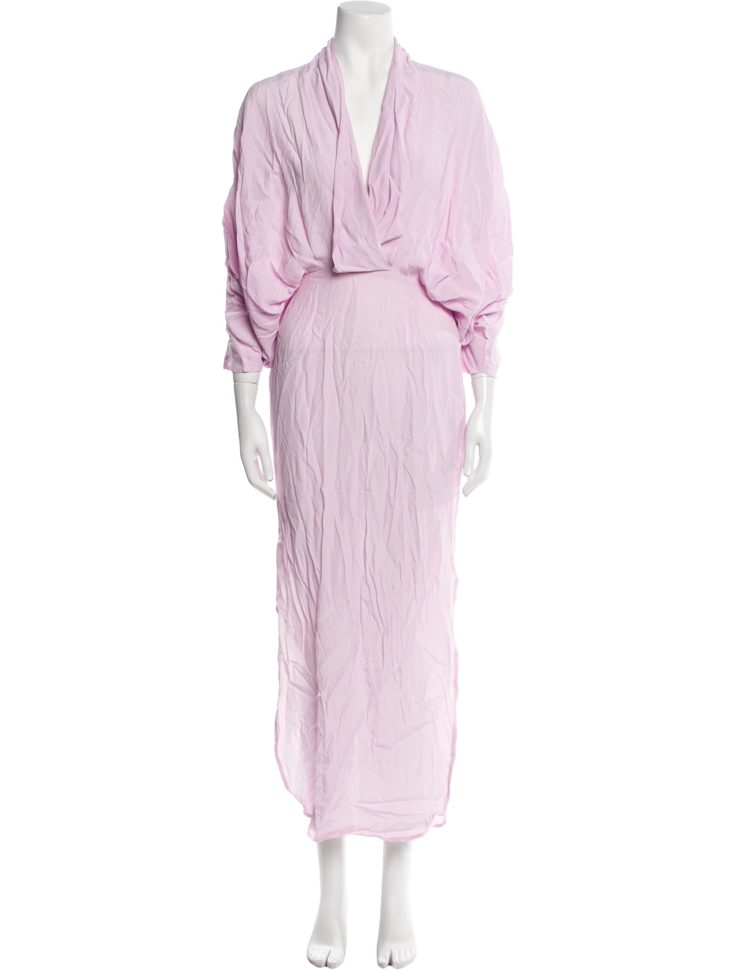 S/W/F V-Neck Long Dress