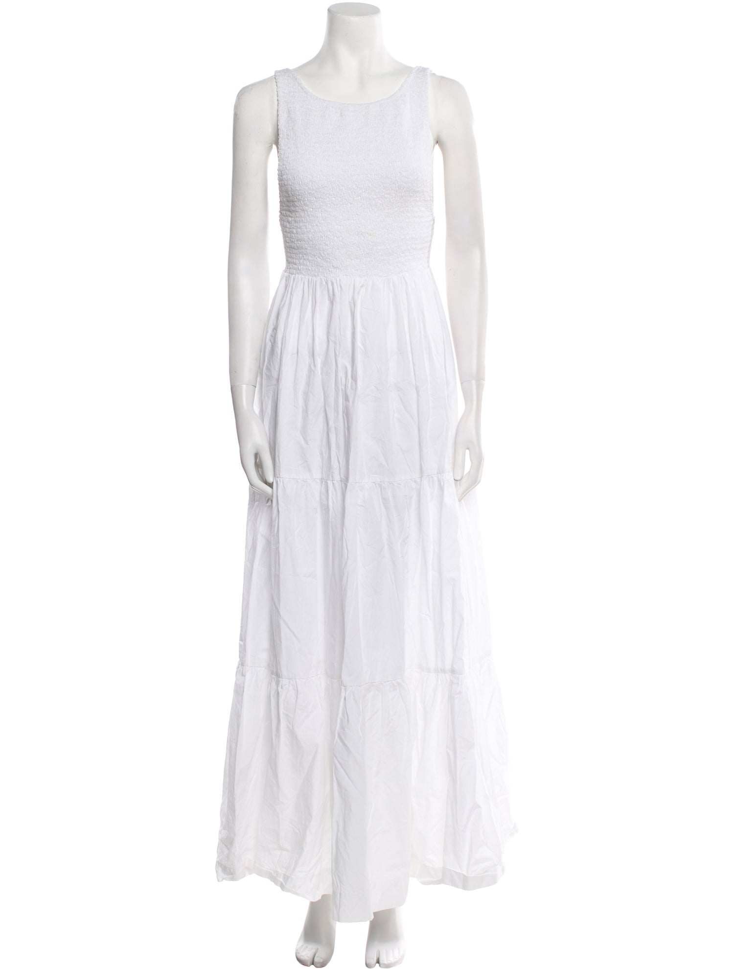 S/W/F Scoop Neck Long Dress