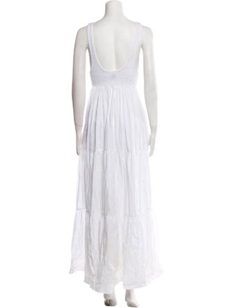 S/W/F Scoop Neck Long Dress