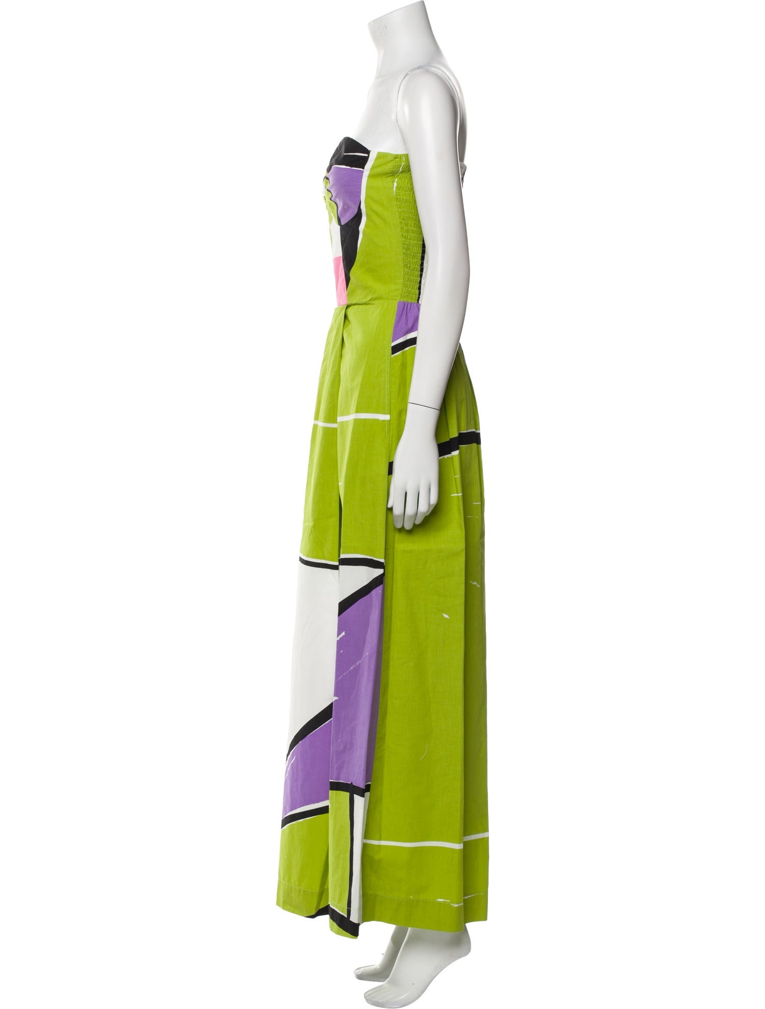 S/W/F Printed Midi Length Dress