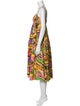 S/W/F Floral Print Knee-Length Dress