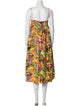 S/W/F Floral Print Knee-Length Dress