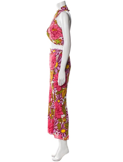 S/W/F Floral Print Skirt Set