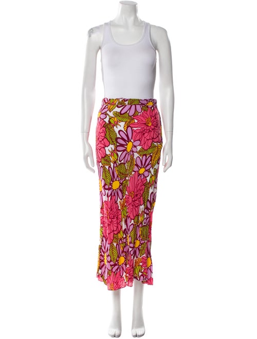 S/W/F Floral Print Skirt Set