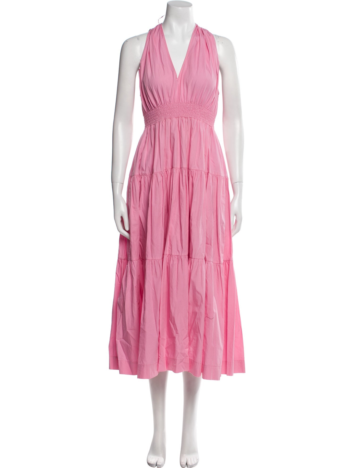 S/W/F V-Neck Long Dress