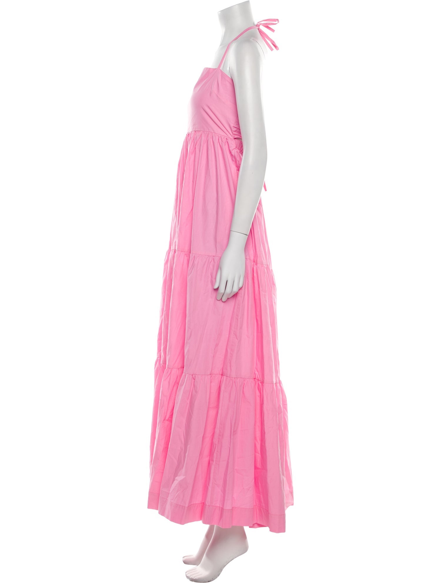 S/W/F Square Neckline Long Dress