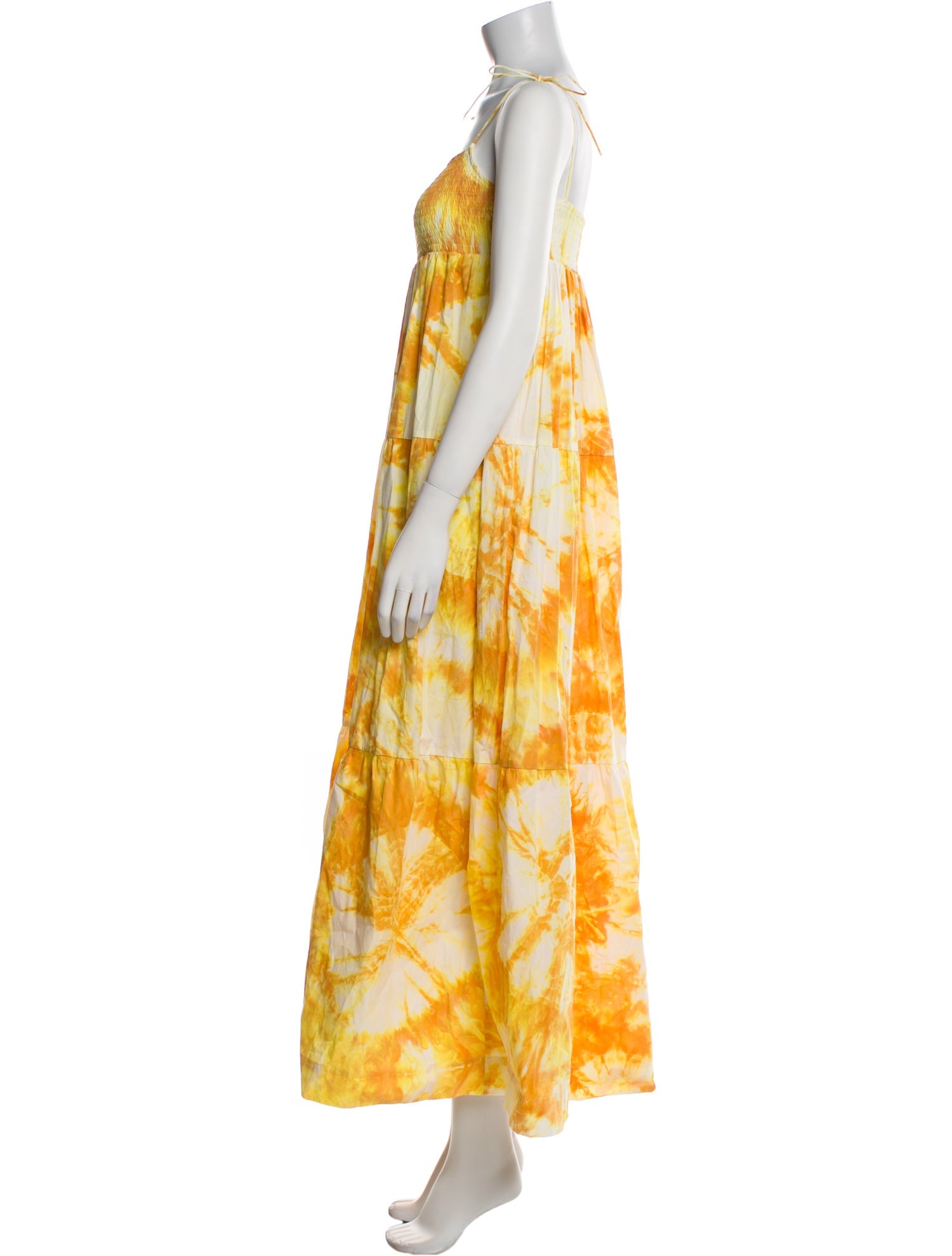 S/W/F Printed Long Dress