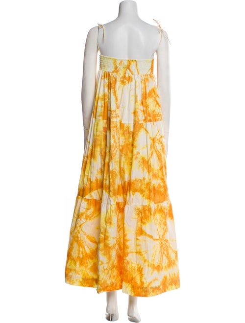 S/W/F Printed Long Dress