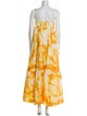 S/W/F Printed Long Dress