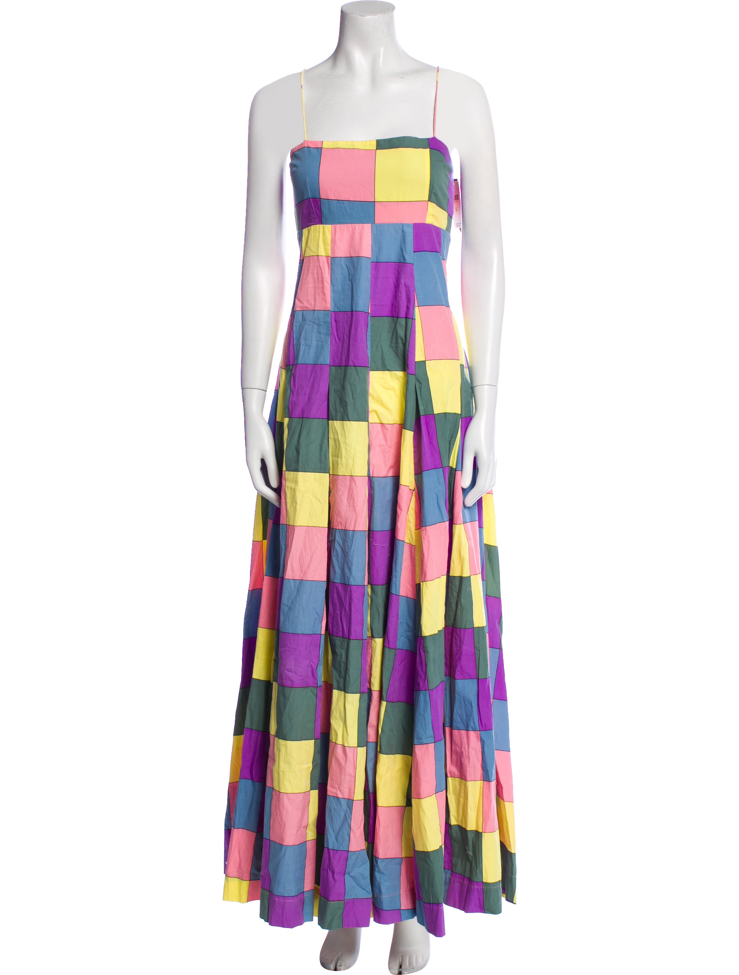 S/W/F Striped Long Dress